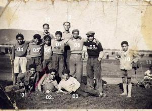 PEPE AUGUSTIN IBANEZ 1936 AU CHAMPS DE MANOEUVRE
